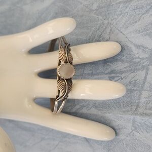 Vintage Sterling and Mother of Pearl Bracelet